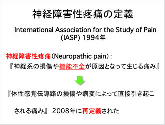 神経障害性疼痛の定義