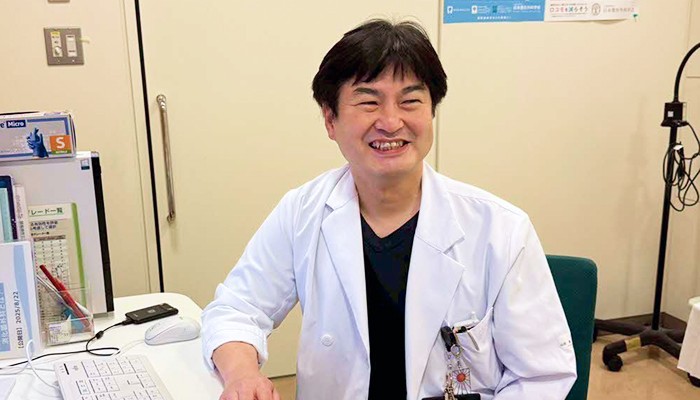 写真:診察時の様子