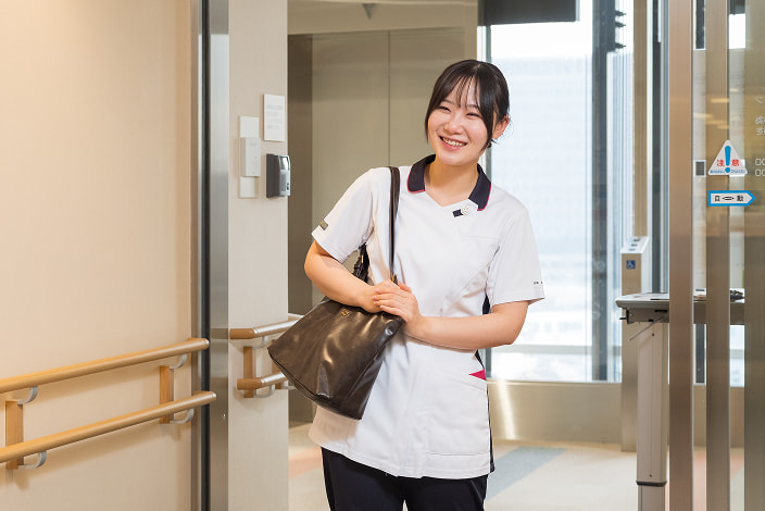 写真：出勤の様子