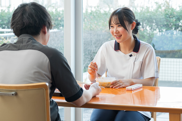 写真：ランチの様子