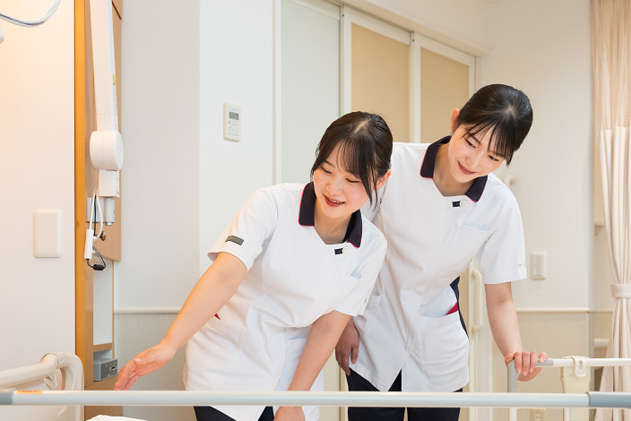 写真：看護ケアの様子